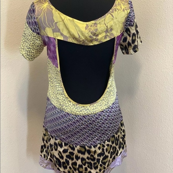 2 FOR $20 THAYER 100% SILK SHIFT DRESS OPEN BACK - Picture 4 of 7